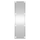 VidaXL wall mirror with LEDs rectangular 30x100 cm glass