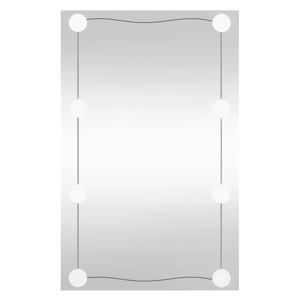 VidaXL wall mirror with LEDs rectangular 40x60 cm glass