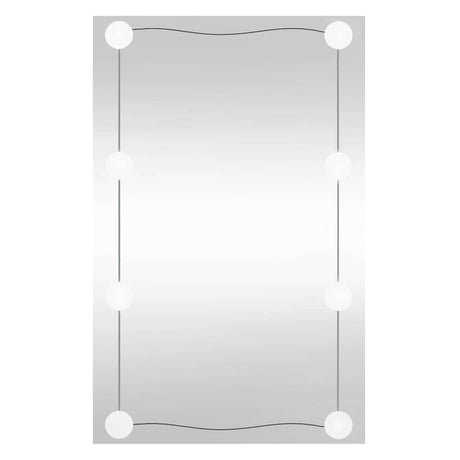Vidaxl wandspiegel met led's rechthoekig 40x60 cm glas
