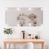 VidaXL wall mirror with LEDs rectangular 50x100 cm glass