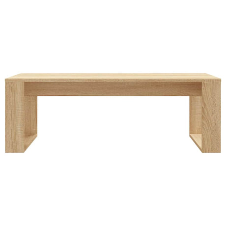 Vidaxl salontafel 102x50x35 cm bewerkt hout sonoma eikenkleurig