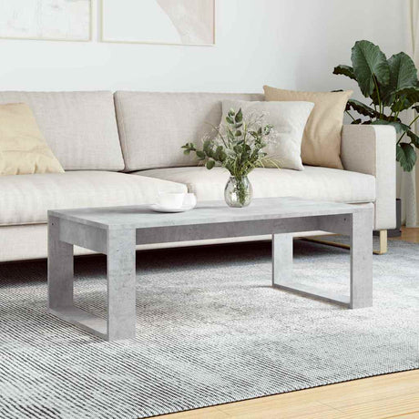Vidaxl salontafel 102x50x35 cm bewerkt hout betongrijs