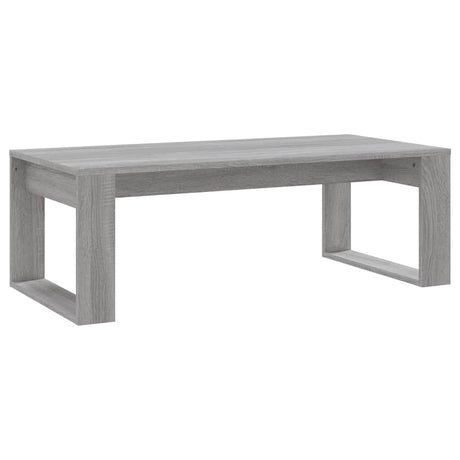 Vidaxl salontafel 102x50x35 cm bewerkt hout grijs sonoma eikenkleurig