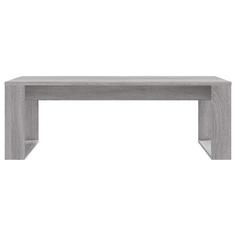 Vidaxl salontafel 102x50x35 cm bewerkt hout grijs sonoma eikenkleurig