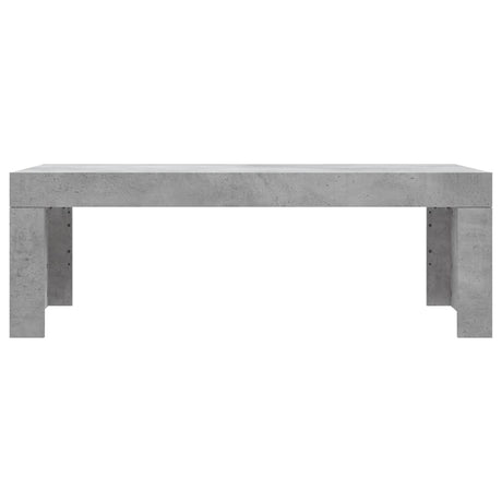Vidaxl salontafel 102x50x36 cm bewerkt hout betongrijs
