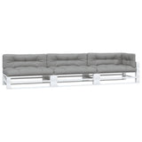 Vidaxl palletkussens 7 st stof grijs