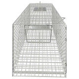 Vidaxl Animal Trap 64.5x25x26,5 cm pocinkano železo