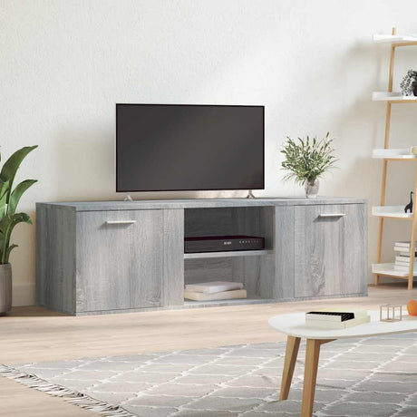 Vidaxl tv-meubel 120x34x37 cm bewerkt hout grijs sonoma eikenkleurig