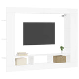 Vidaxl tv-meubel 152x22x113 cm bewerkt hout wit