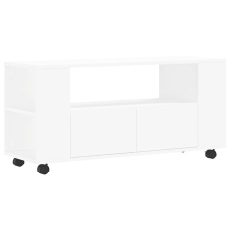 Vidaxl tv-meubel 102x34,5x43 cm bewerkt hout wit