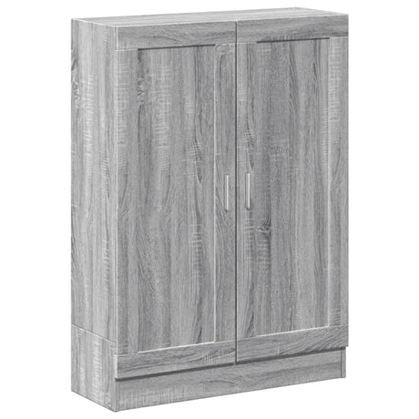 Vidaxl boekenkast 82,5x30,5x115 cm bewerkt hout grijs sonoma eiken