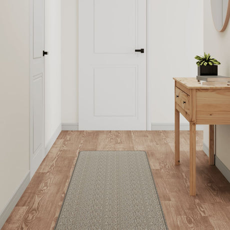 Vidaxl tapijtloper 50x200 cm sisal-look platina