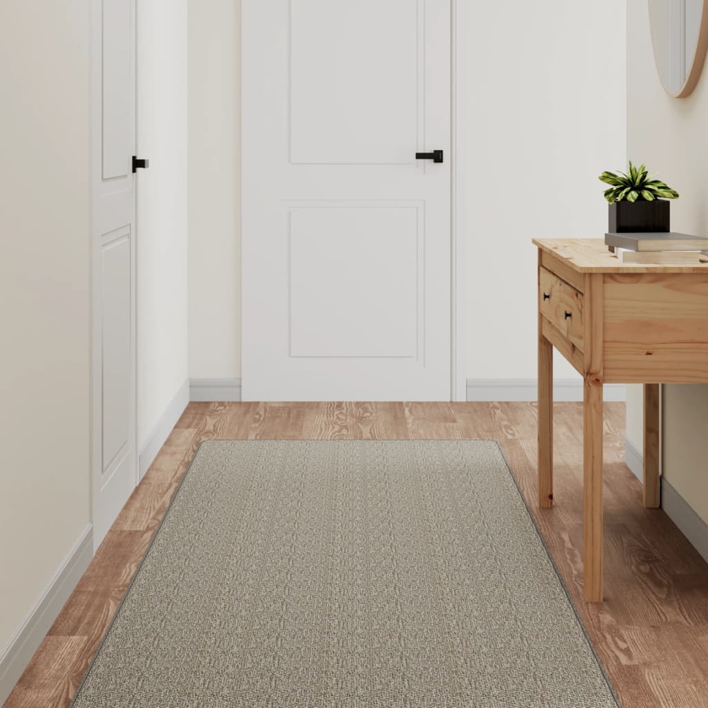 Vidaxl Carpet Runner 80x200 cm Sisal-utseende taupe