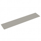 Vidaxl tapijtloper 80x400 cm sisal-look platina