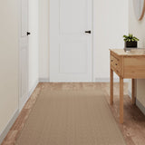 Vidaxl Carpet Runner 80x250 cm sisal ser sandfarget