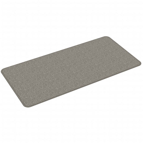 Vidaxl tapijtloper 50x100 cm sisal-look zilverkleurig