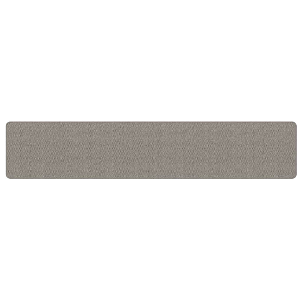 Vidaxl Carpet runner 50x250 cm Sisal look silver colored