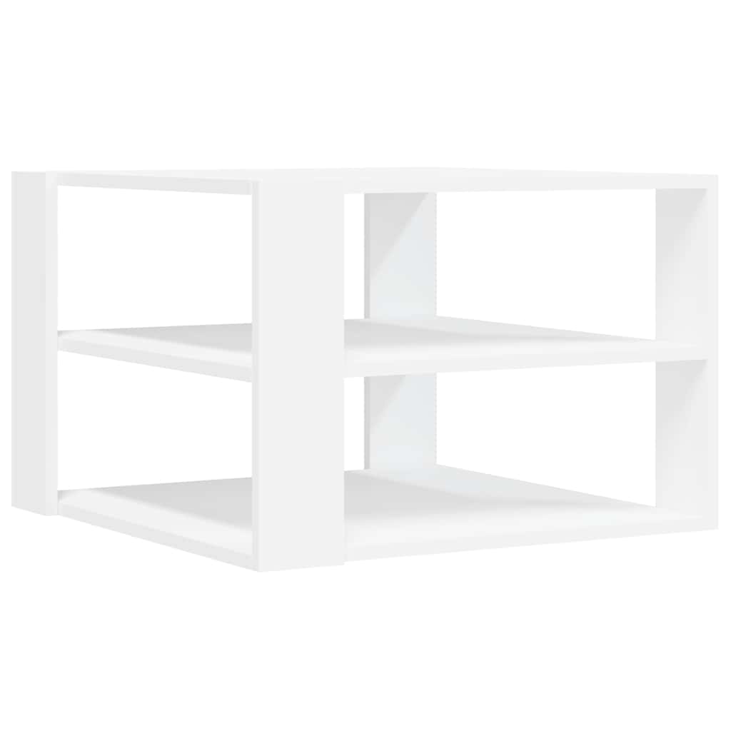 Vidaxl salontafel 58x58x40 cm bewerkt hout wit