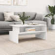 Vidaxl salontafel 90x55x42,5 cm bewerkt hout wit