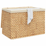 Vidaxl wasmand met 3 vakken 75x42,5x52 cm waterhyacint