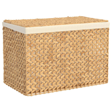 Vidaxl wasmand met 3 vakken 75x42,5x52 cm waterhyacint