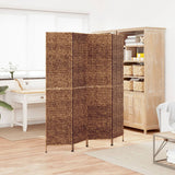 Vidaxl kamerscherm met 4 panelen 163x180 cm waterhyacint bruin