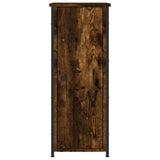 Vidaxl nachtkastje 32x42x80 cm bewerkt hout gerookt eikenkleurig