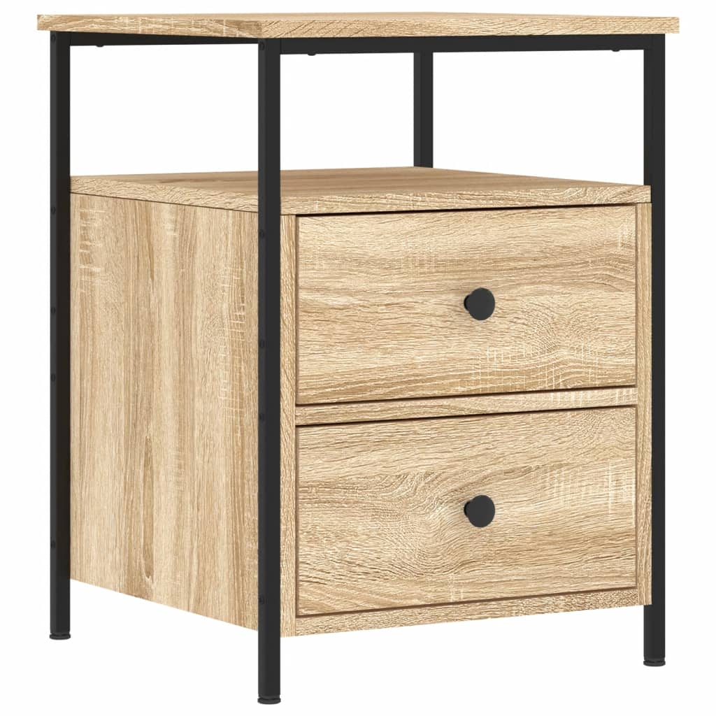 Vidaxl nachtkastjes 2 st 44x45x60 cm sonoma eikenkleurig
