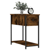 Vidaxl nachtkastjes 2 st 30x60x60 cm bewerkt hout gerookt eikenkleurig