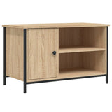 Vidaxl tv-meubel 80x40x50 cm bewerkt hout sonoma eikenkleurig