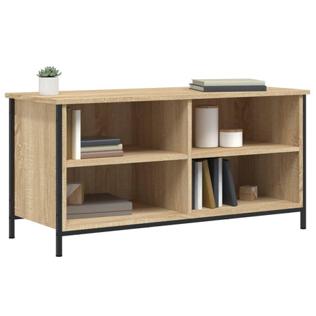Vidaxl tv-meubel 100x40x50 cm bewerkt hout sonoma eikenkleurig
