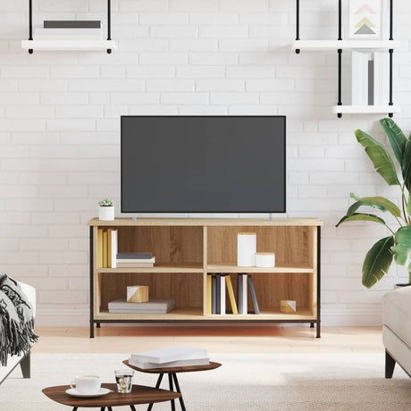 Vidaxl tv-meubel 100x40x50 cm bewerkt hout sonoma eikenkleurig