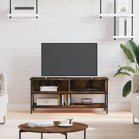 Vidaxl tv-meubel 100x35x45 cm bewerkt hout gerookt eikenkleurig