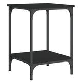 Vidaxl salontafel 40x40x55 cm bewerkt hout zwart