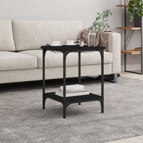 Vidaxl salontafel 40x40x55 cm bewerkt hout zwart