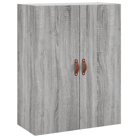 Vidaxl wandkast 69,5x34x90 cm grijs sonoma eikenkleurig