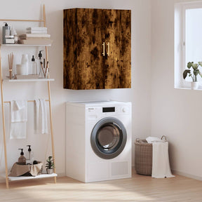 Vidaxl wandkast 69,5x34x90 cm gerookt eikenkleurig