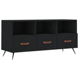 Vidaxl tv-meubel 102x36x50 cm bewerkt hout zwart