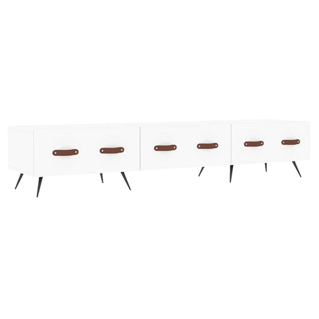 Vidaxl tv-meubel 150x36x30 cm bewerkt hout wit