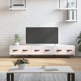 Vidaxl tv-meubel 150x36x30 cm bewerkt hout hoogglans wit