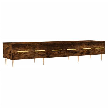 Vidaxl tv-meubel 150x36x30 cm bewerkt hout gerookt eikenkleurig