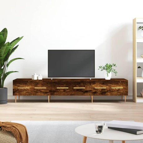 Vidaxl tv-meubel 150x36x30 cm bewerkt hout gerookt eikenkleurig