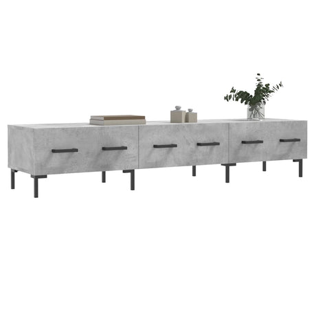 Vidaxl tv-meubel 150x36x30 cm bewerkt hout betongrijs
