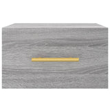 Vidaxl nachtkastje wandgemonteerd 35x35x20 cm grijs sonoma eikenkleur