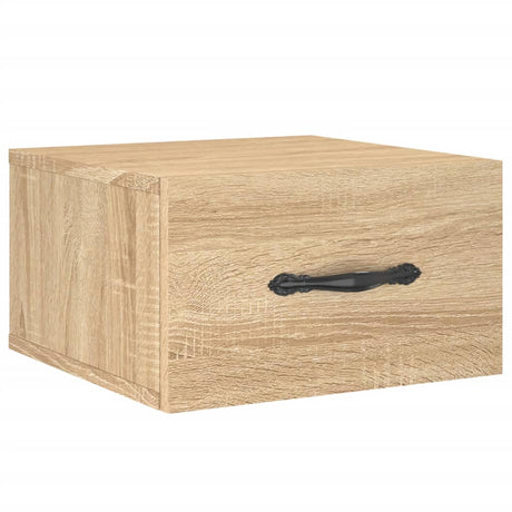 Vidaxl nachtkastje wandgemonteerd 35x35x20 cm sonoma eikenkleurig
