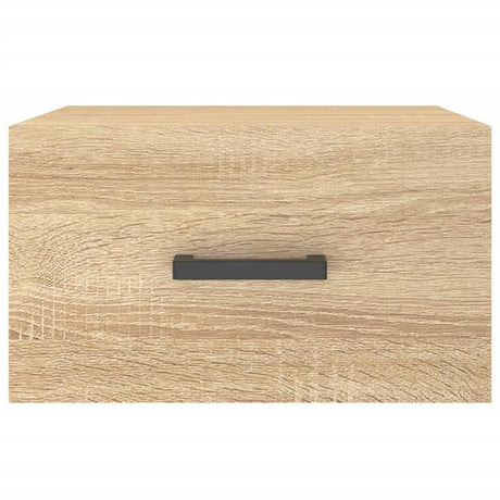 Vidaxl nachtkastje wandgemonteerd 35x35x20 cm sonoma eikenkleurig