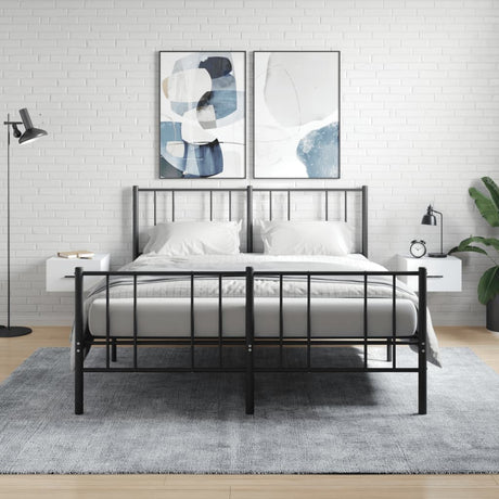 Vidaxl nachtkastjes 2 st wandgemonteerd 35x35x20 cm wit