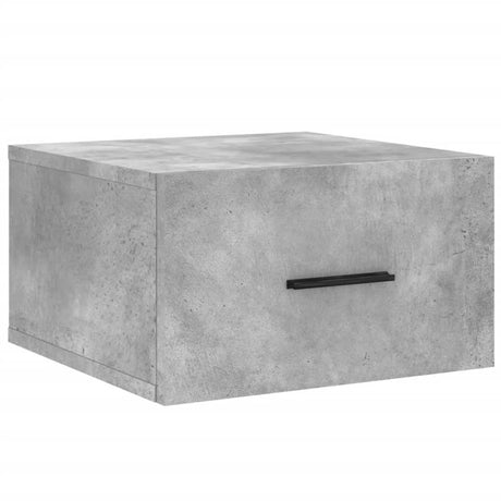 Vidaxl nachtkastjes 2 st wandgemonteerd 35x35x20 cm betongrijs