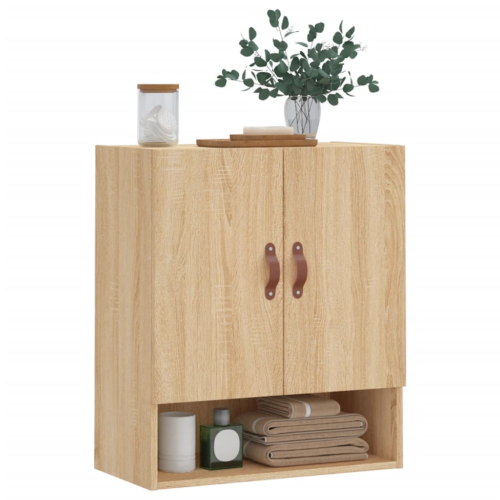 Vidaxl wandkast 60x31x70 cm bewerkt hout sonoma eikenkleurig