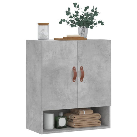 Vidaxl wandkast 60x31x70 cm bewerkt hout betongrijs
